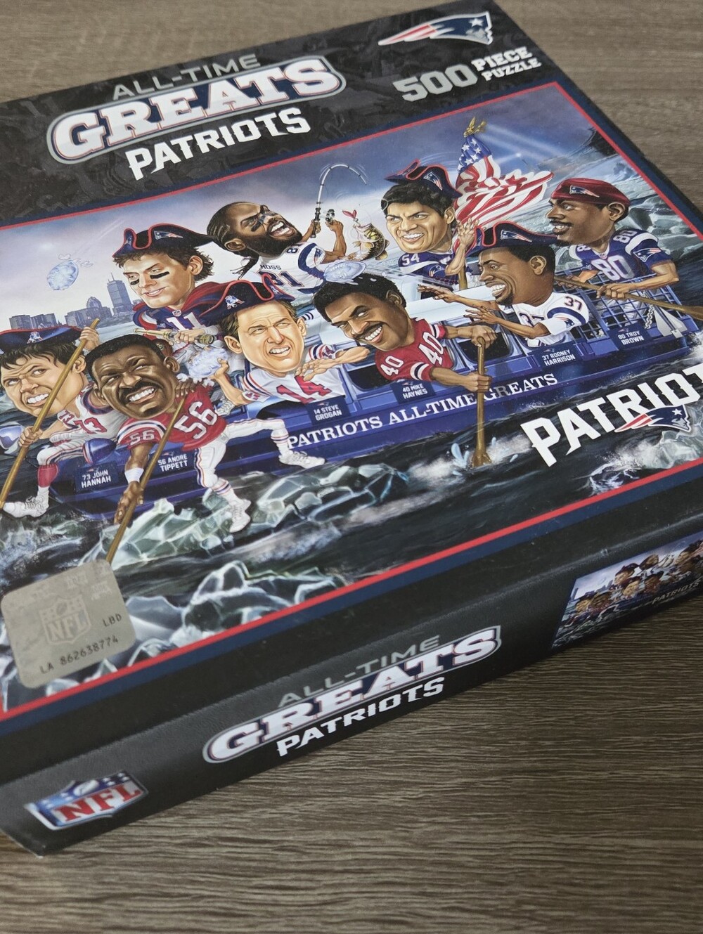 3/$25 NFL New England Patriots Complete 500 Piece Jigsaw Puzzle - Picture 5 of 5